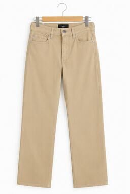 Seven for all Mankind Alexa Jean Sateen Beige Size 26